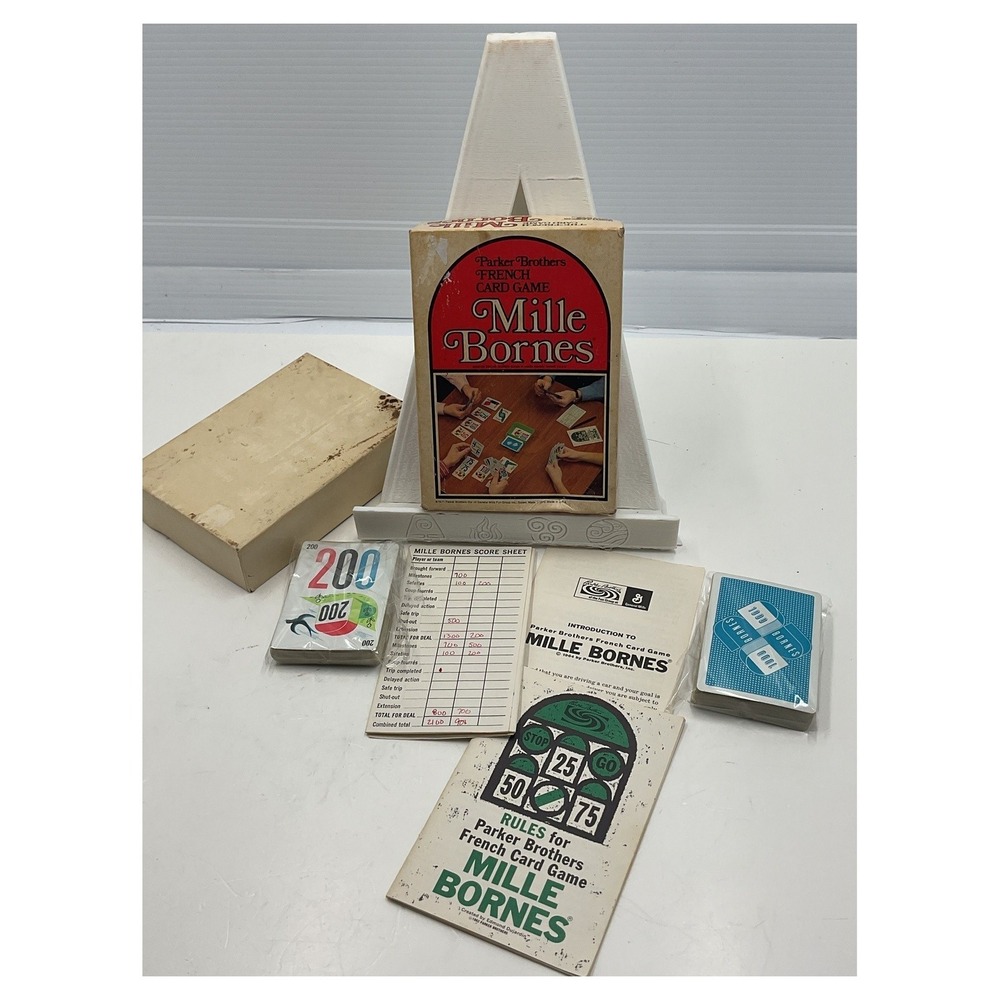 Parker Brothers Mille Bornes Vintage Card‎ Game 1971